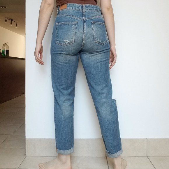 🌊 Zara high rise ripped jeans - Picture 6 of 16